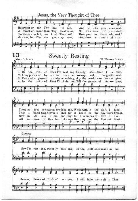 Praise and Worship: a gospel hymnal page 11