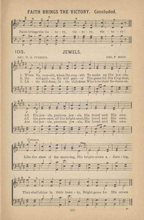 Praise Ye: a collection of sacred songs page 105