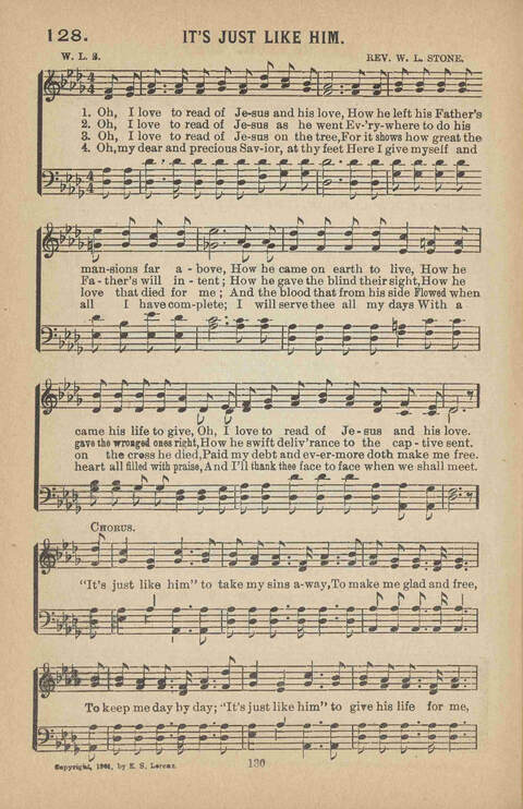 Praise Ye: a collection of sacred songs page 130