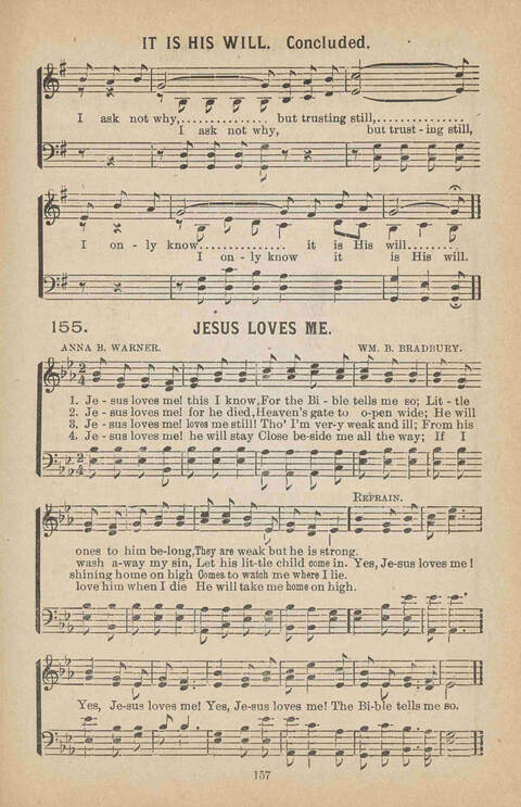Praise Ye: a collection of sacred songs page 157