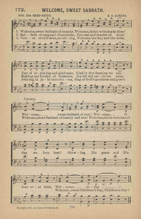 Praise Ye: a collection of sacred songs page 176