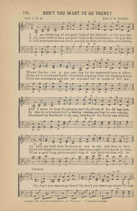 Praise Ye: a collection of sacred songs page 78