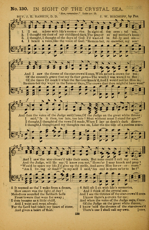 Pearls of Gospel Song: for gospel workers. a choice collection of hymns and tunes page 130