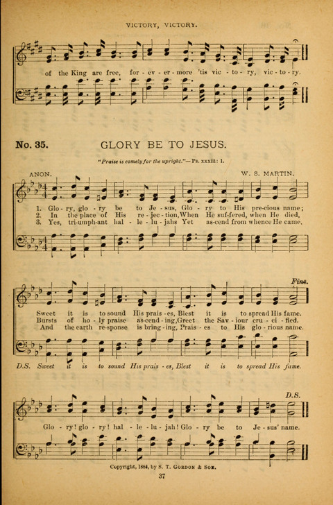 Pearls of Gospel Song: for gospel workers. a choice collection of hymns and tunes page 37