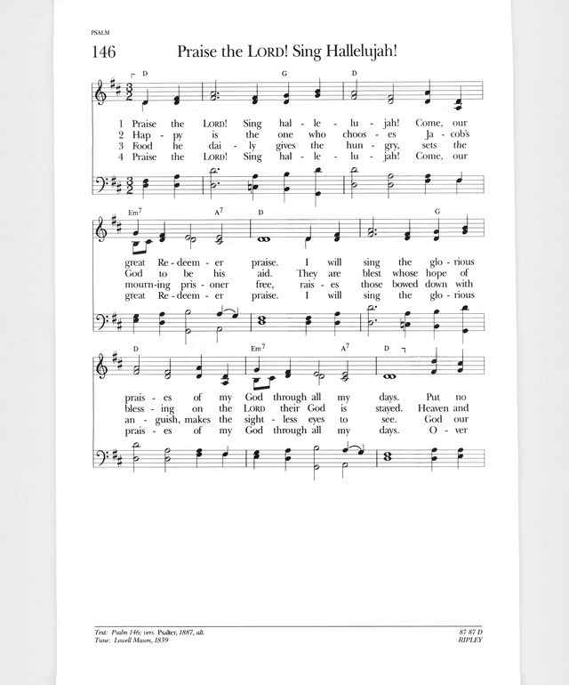Psalter Hymnal (Gray) page 208