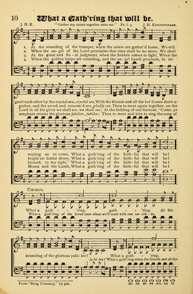 The Quiver of Sacred Song: for use in Sunday School, Prayer Meetings, Gospel Meetings, etc. page 10