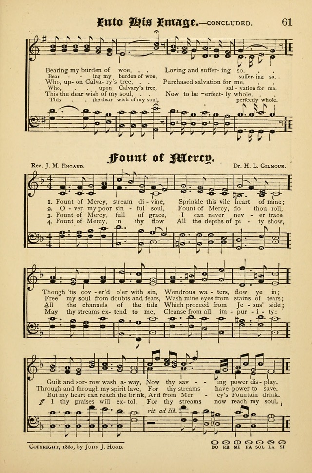 The Quiver of Sacred Song: for use in Sunday School, Prayer Meetings, Gospel Meetings, etc. page 61