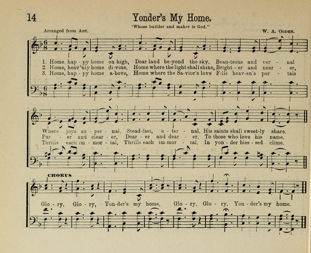 Royal Gems: a new and choice collection of Sunday school songs page 14