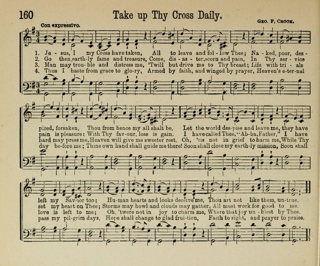 Royal Gems: a new and choice collection of Sunday school songs page 160