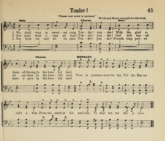Royal Gems: a new and choice collection of Sunday school songs page 45