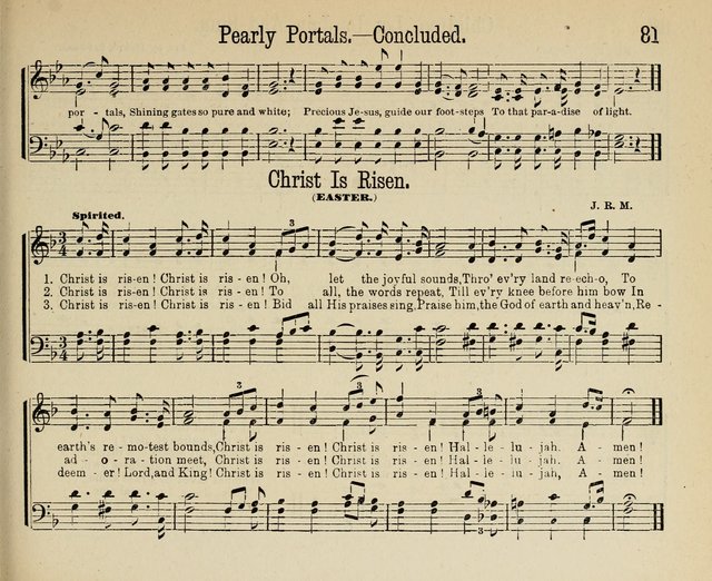 Royal Gems: a new and choice collection of Sunday school songs page 81