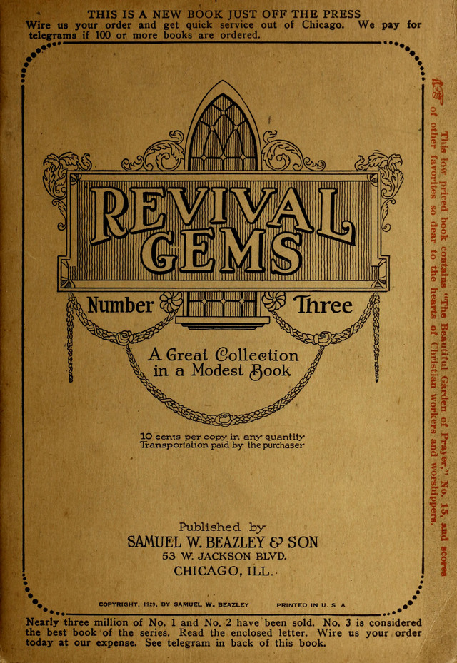 Revival Gems No. 3: A Great Collection in a Modest Book page cover