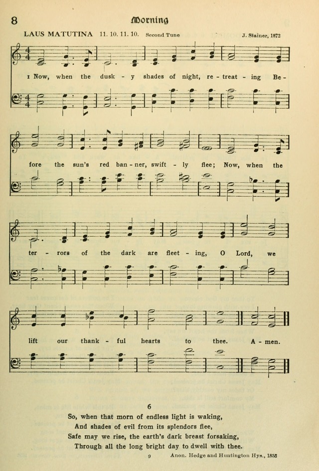 The Riverdale Hymn Book page 10