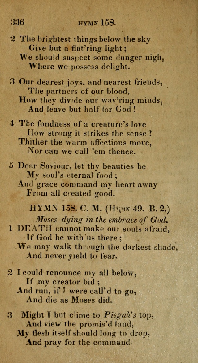 The Reformed Methodist Pocket Hymnal: Revised: collected from various authors. Designed for the worship of God in all Christian churches. page 336