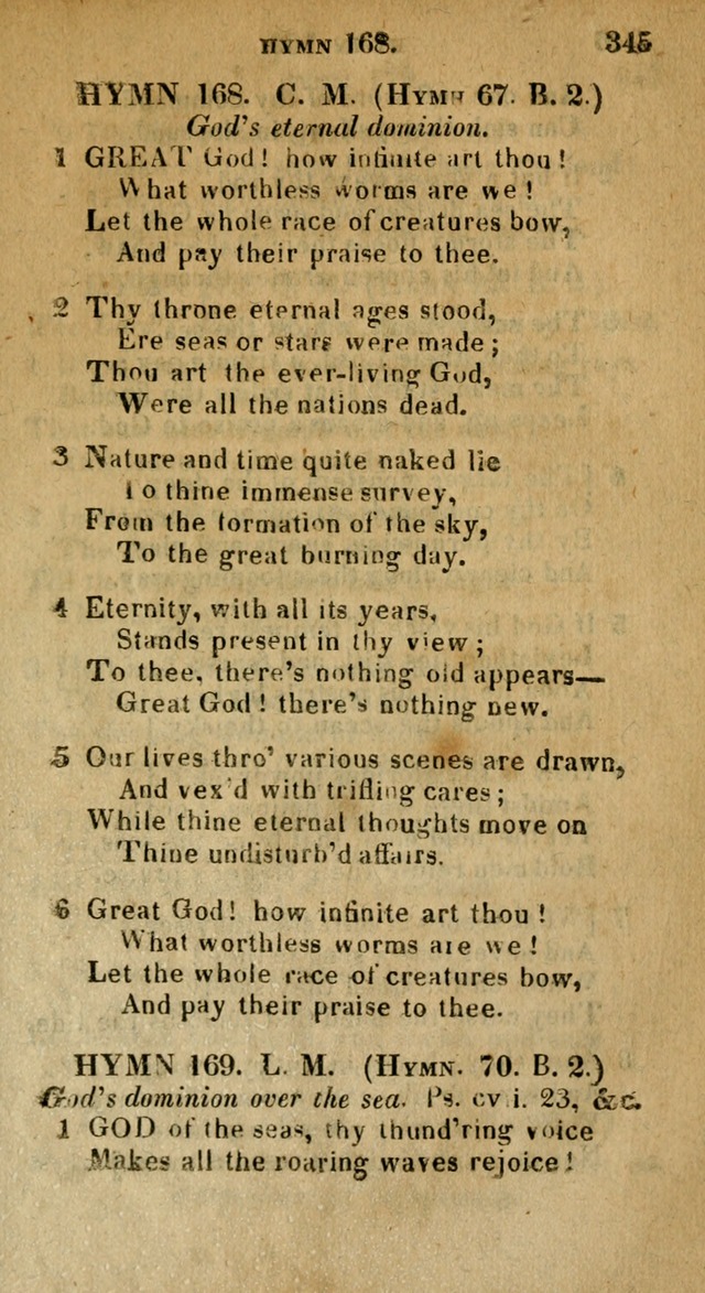 The Reformed Methodist Pocket Hymnal: Revised: collected from various authors. Designed for the worship of God in all Christian churches. page 345