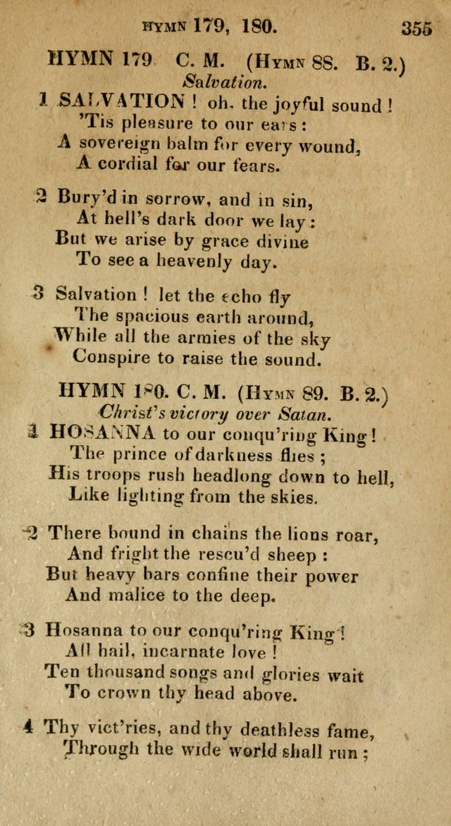 The Reformed Methodist Pocket Hymnal: Revised: collected from various authors. Designed for the worship of God in all Christian churches. page 355