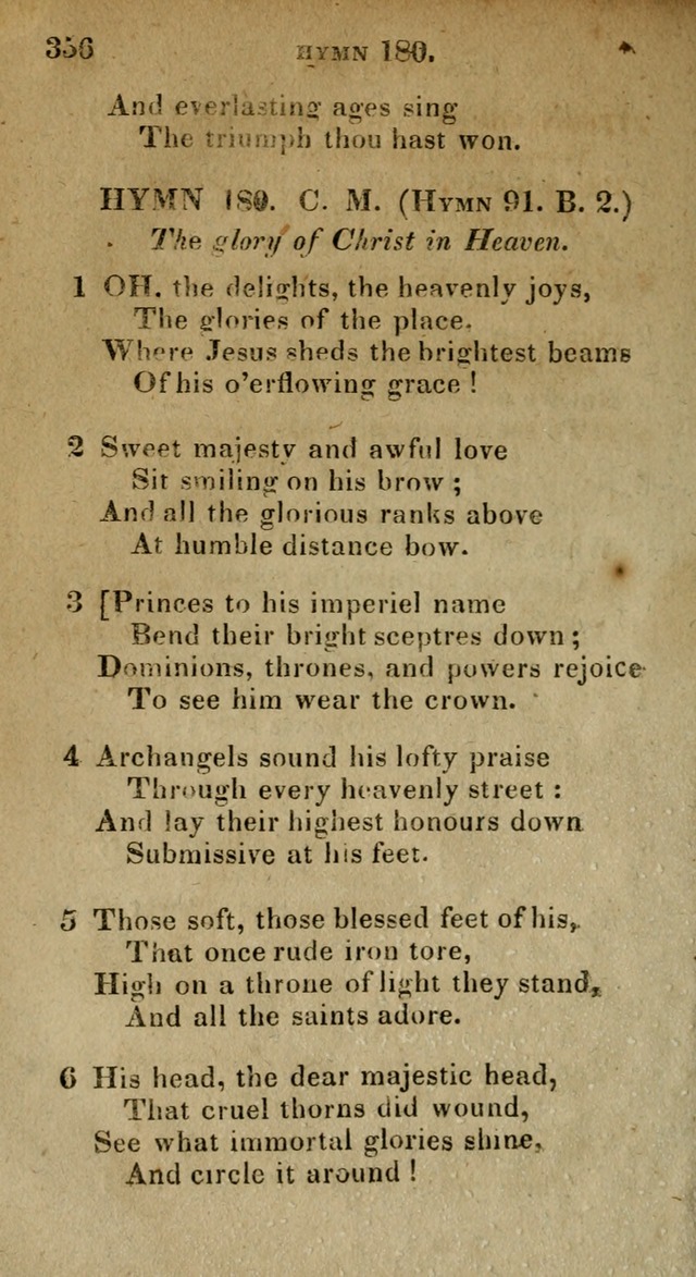 The Reformed Methodist Pocket Hymnal: Revised: collected from various authors. Designed for the worship of God in all Christian churches. page 356