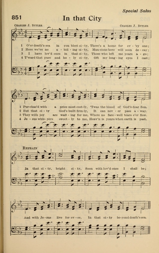 Redemption Songs: a choice collection of 1000 hymns and choruses for evangelistic meetings, solo singers, choirs and the home page 1037