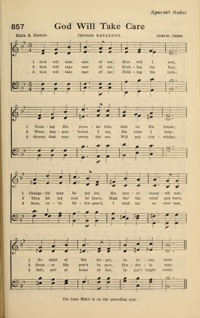 Redemption Songs: a choice collection of 1000 hymns and choruses for evangelistic meetings, solo singers, choirs and the home page 1045
