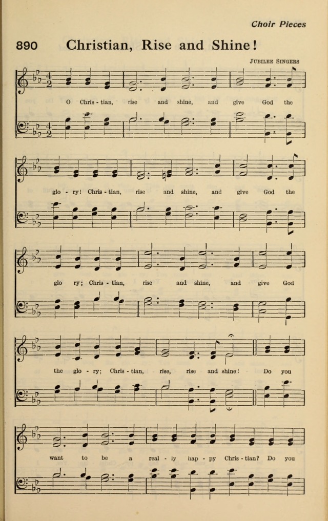 Redemption Songs: a choice collection of 1000 hymns and choruses for evangelistic meetings, solo singers, choirs and the home page 1089