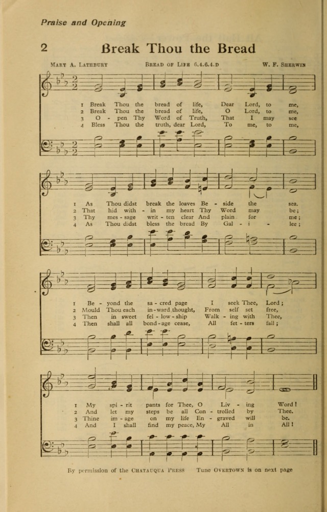 Redemption Songs: a choice collection of 1000 hymns and choruses for evangelistic meetings, solo singers, choirs and the home page 4