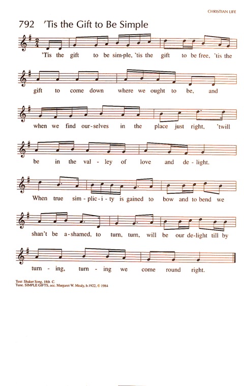 RitualSong: a hymnal and service book for Roman Catholics page 1091