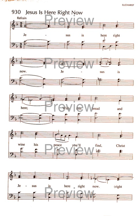RitualSong: a hymnal and service book for Roman Catholics page 1295