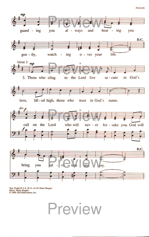 RitualSong: a hymnal and service book for Roman Catholics page 196