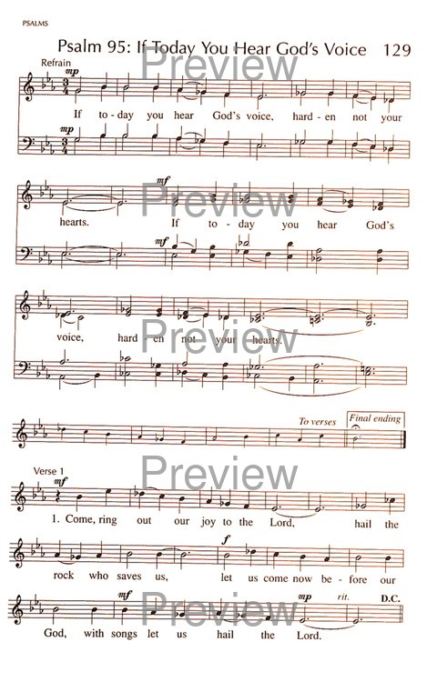 RitualSong: a hymnal and service book for Roman Catholics page 205