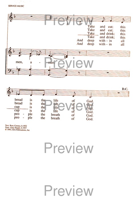 RitualSong: a hymnal and service book for Roman Catholics page 639