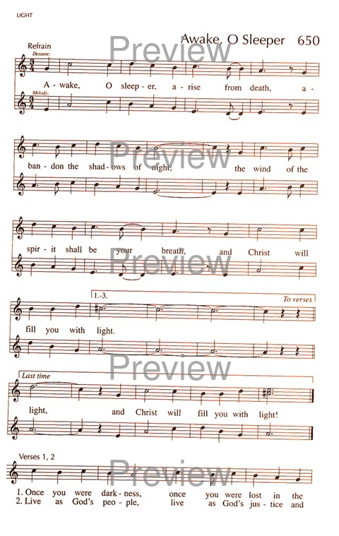RitualSong: a hymnal and service book for Roman Catholics page 881