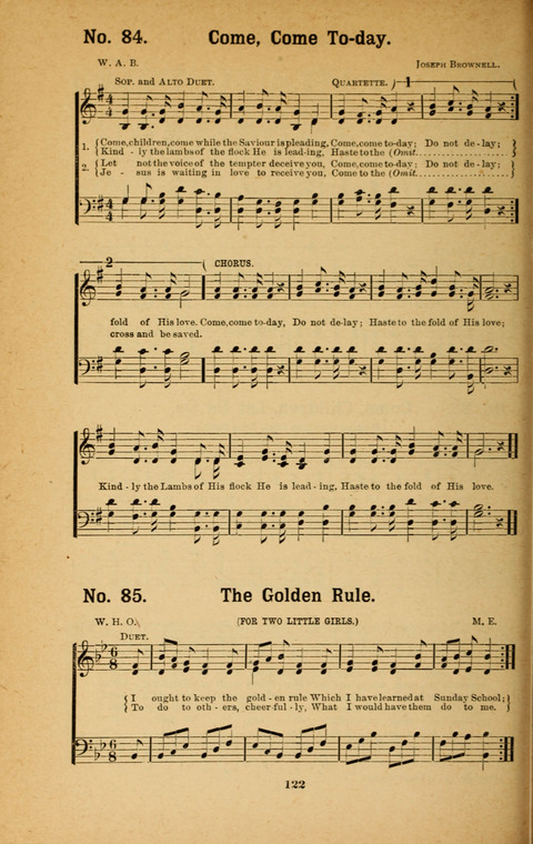 Recitations Song and Story: for Sunday and day schools, primary and intermediate Departments page 122