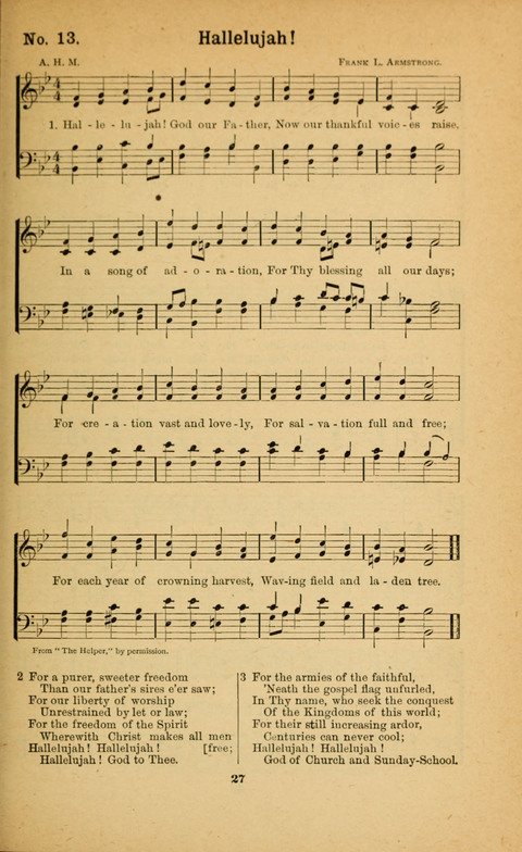 Recitations Song and Story: for Sunday and day schools, primary and intermediate Departments page 27