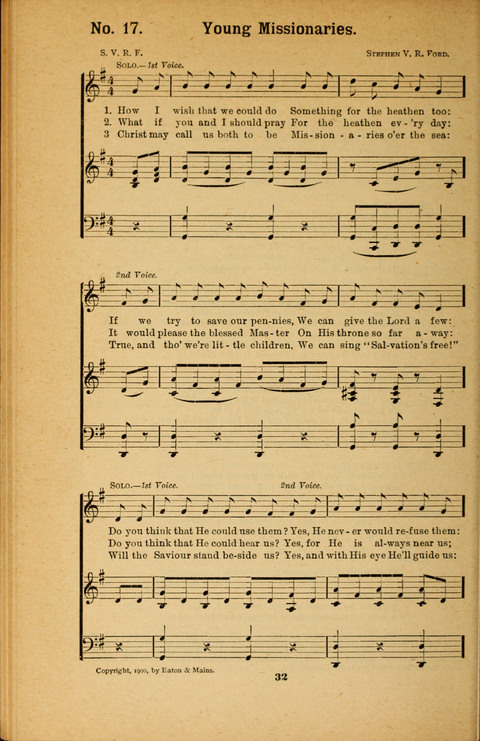Recitations Song and Story: for Sunday and day schools, primary and intermediate Departments page 32