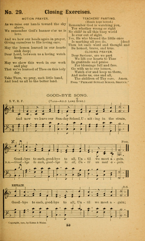 Recitations Song and Story: for Sunday and day schools, primary and intermediate Departments page 53