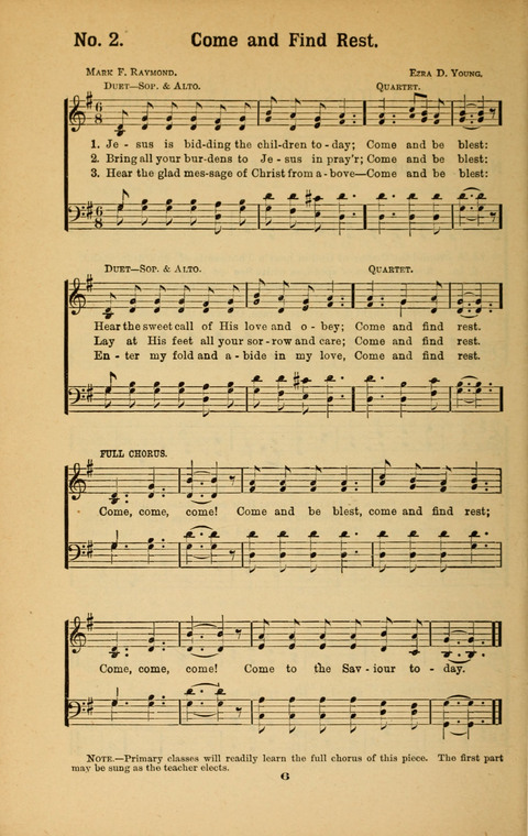 Recitations Song and Story: for Sunday and day schools, primary and intermediate Departments page 6