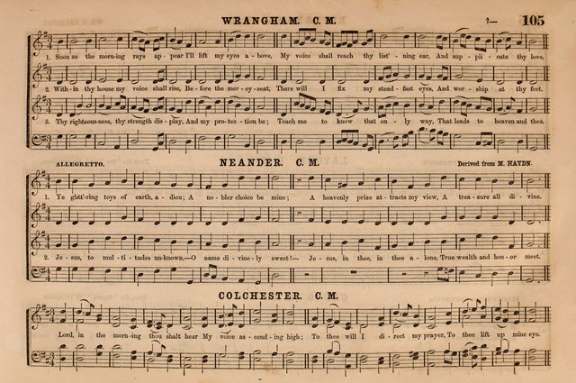 Selah: a collection of psalm and hymn tunes, introits, anthems, chants, motetts, choruses, etc. adapted to the use of classes, private circles, and worship assemblies page 105