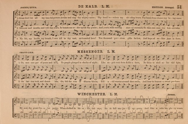 Selah: a collection of psalm and hymn tunes, introits, anthems, chants, motetts, choruses, etc. adapted to the use of classes, private circles, and worship assemblies page 51