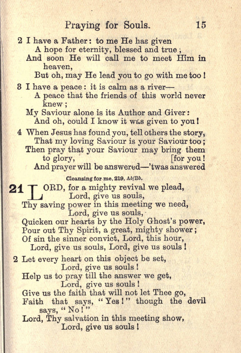 Salvation Army Songs page 15