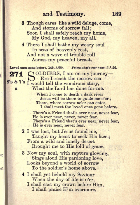 Salvation Army Songs page 189