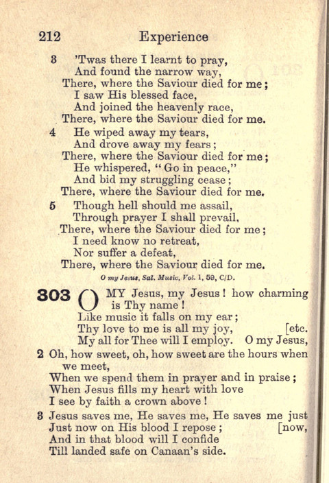 Salvation Army Songs page 212