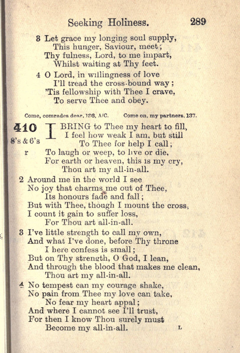 Salvation Army Songs page 289