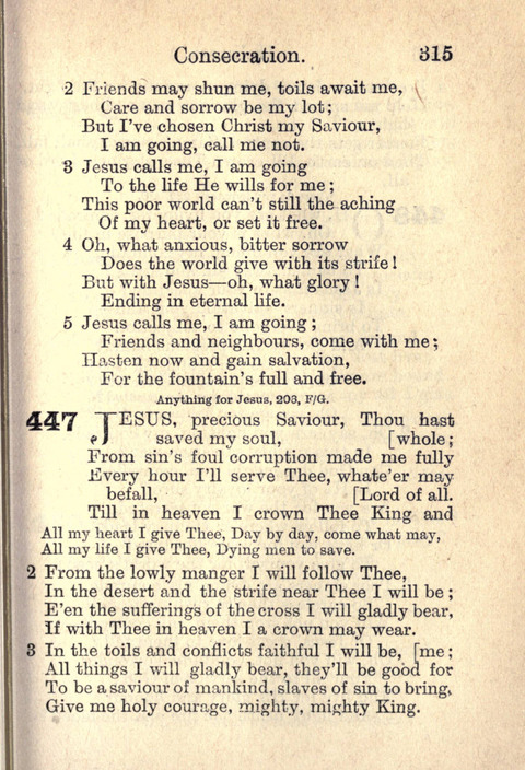 Salvation Army Songs page 315