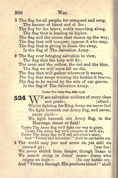 Salvation Army Songs page 368