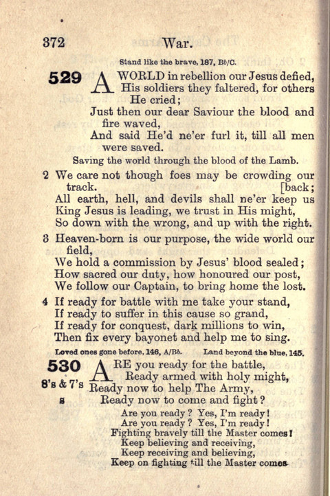 Salvation Army Songs page 372