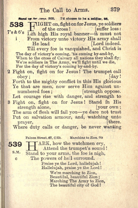 Salvation Army Songs page 379