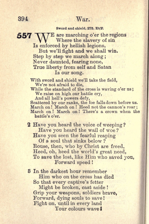Salvation Army Songs page 394