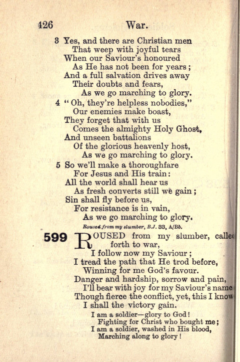 Salvation Army Songs page 426
