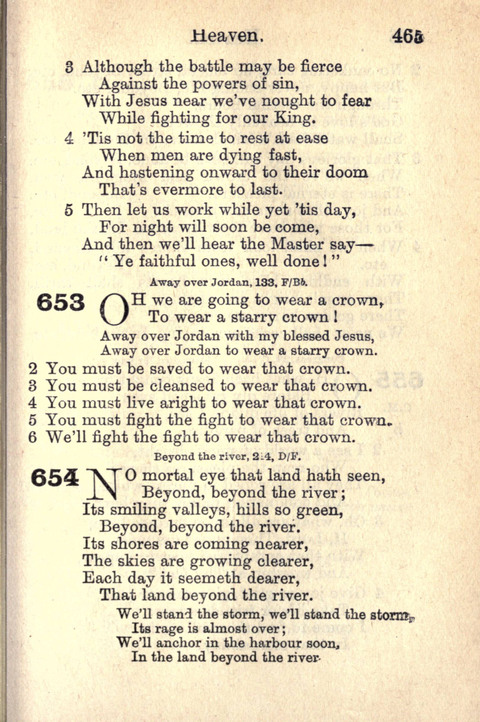 Salvation Army Songs page 465
