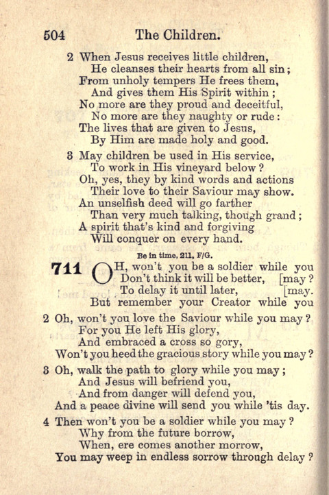 Salvation Army Songs page 504